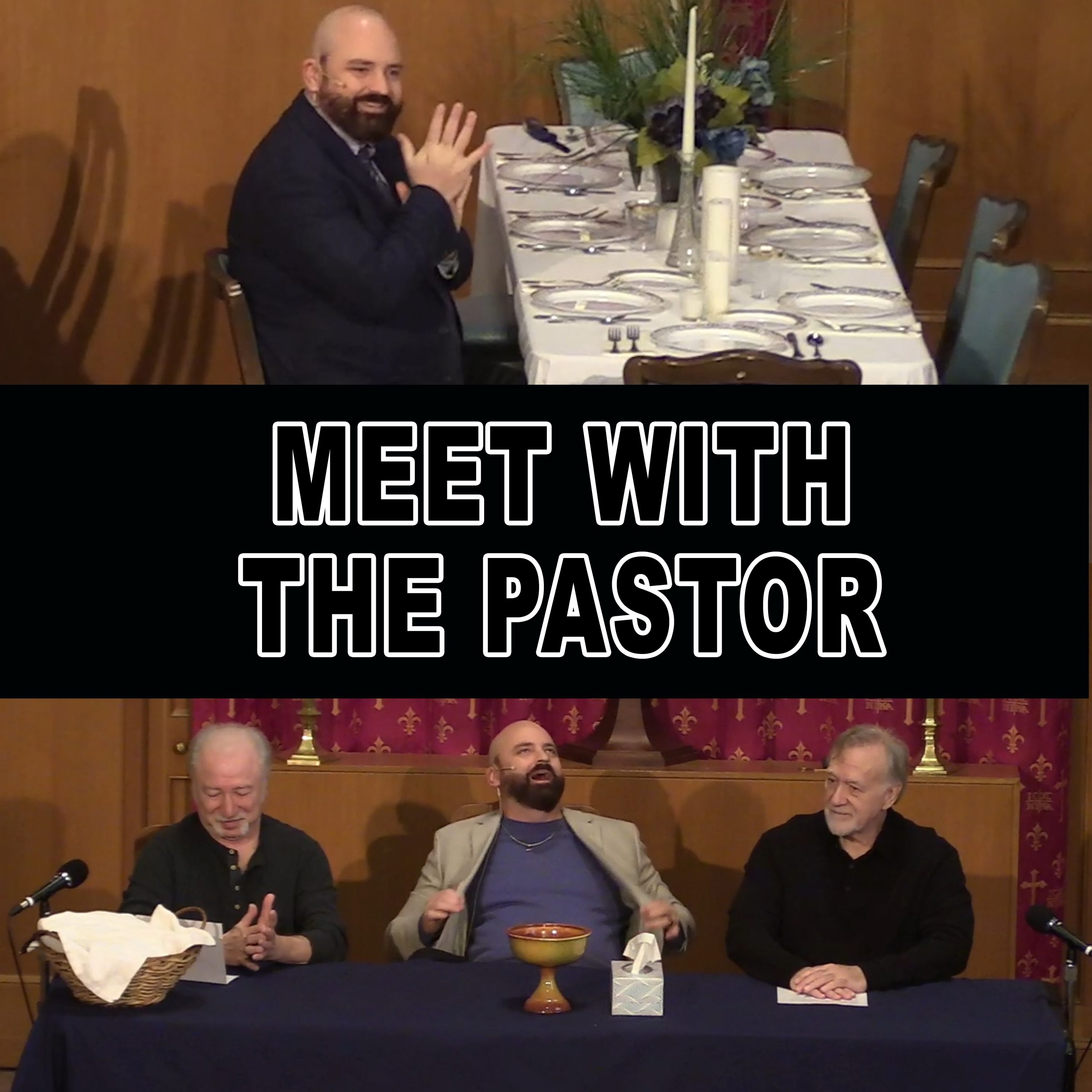 Phone meet with the pastor banner