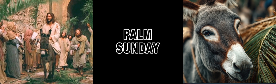 computer palm sunday banner
